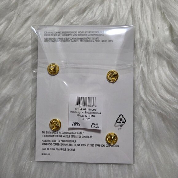 Starbucks 2025 Holiday Enamel Pin Set - Picture 2 of 4